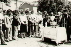 Εγκαίνια Κρατικού Παιδικού Σταθμού Αγιάσου στο δημοτικό οικόπεδο της Φάλκας (1984). 