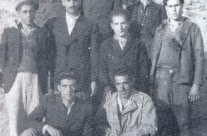 Αγιασώτες εξόριστοι στα Γιούρα (1-1-1950). 